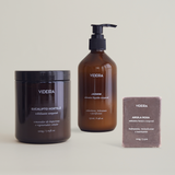 Banho Premium | Esfoliante + Sabonete Jasmim + Argila Roxa